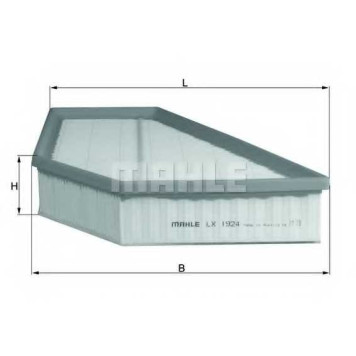 Фильтр воздушный KNECHT 70370700 / LX 1924