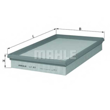 Фильтр воздушный KNECHT 77023260 / LX 63