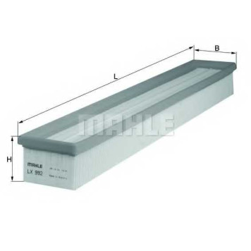 Фильтр воздушный KNECHT 78533036 / LX 992