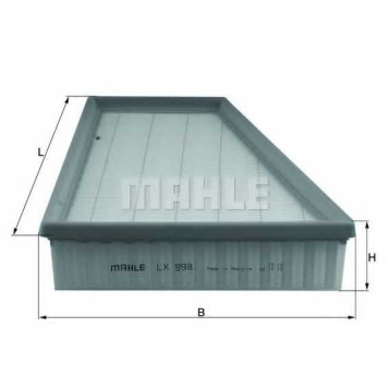 Фильтр воздушный KNECHT 78556458 / LX 998