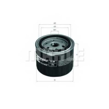 Фильтр масляный KNECHT 76661219 / OC 384