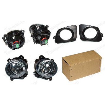 Фары противотуманные ВАЗ 1118 Калина белые комплект 2шт <b>67651-2015016</b>, Китай