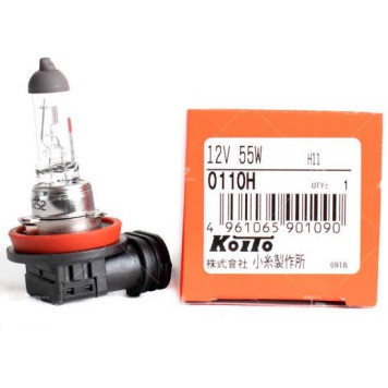 Лампа накаливания H11 12V 55W <b>KOITO 0110K/H</b>-1