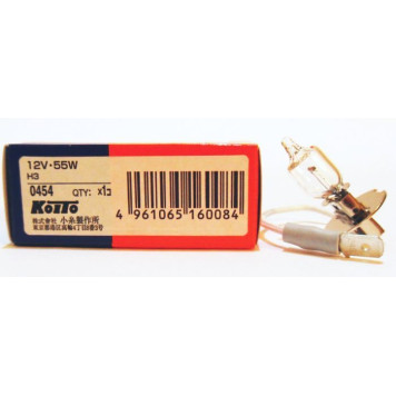 Лампа H3 12V 55W KOITO 0454-1