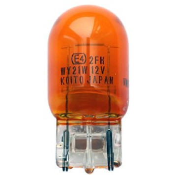 Лампа 12V 21W KOITO 1870A, T20 WY21W оранжевая