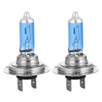 Лампа накаливания H7 12V 55W (100W) 4200K (комплект 2шт) KOITO Whitebeam P0755W высокотемпературная белая