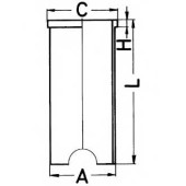 Гильза цилиндра KOLBENSCHMIDT 89163190