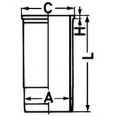 Гильза цилиндра KOLBENSCHMIDT 89816110