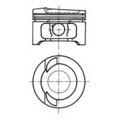 Поршень KOLBENSCHMIDT 91033610