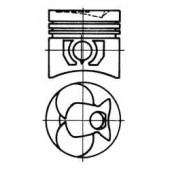 Поршень KOLBENSCHMIDT 93444600