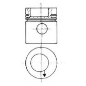 Поршень KOLBENSCHMIDT 93831610