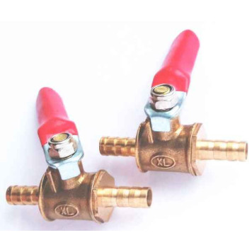 Комплект 2шт кран шаровый под шланг 6мм металлический универсальный-2