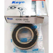Подшипник 30 / 62 / 16, шариковый <b>KOYO 6206-2RS</b>