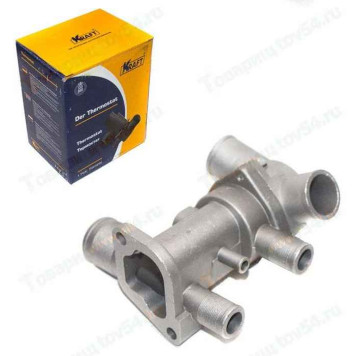 Термостат ВАЗ 2110-2115 (2003-), 2170 Приора в сборе с корпусом на 6 патрубков <b>KRAFT KT 019515</b>