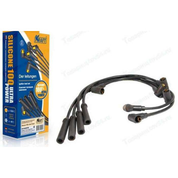 Провода высоковольтные ВАЗ 2108 силикон 100% <b>KRAFT KT 042003</b>