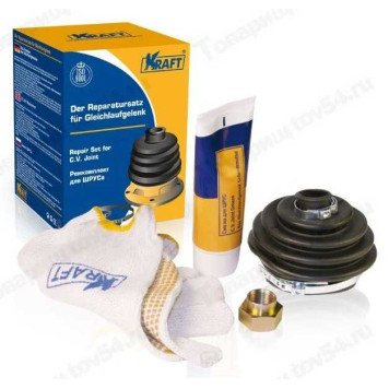 Пыльник шруса ВАЗ 2108-10 наружный (+2 хомута, смазка) <b>KRAFT KT 053801</b>