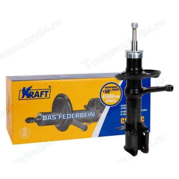 Амортизатор ВАЗ 2192 Lada Kalina II, Lada Granta (14-) стойка передняя левая (газ) <b>KRAFT KT 073577</b>