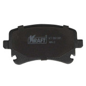 Колодки тормозные задние Audi A6 (05-08) (с накладкой) <b>KRAFT KT091391</b>