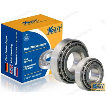 Подшипник ступицы ВАЗ 2101 ремкомплект большой + малый без крепежа <b>KRAFT KT 101003</b>