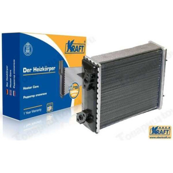 Радиатор отопителя ВАЗ 2101-2107, 2121, 1111 алюм. <b>KRAFT KT 104002</b>
