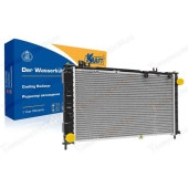 Радиатор охлаждения ВАЗ 2190-2192 Гранта алюминиевый без кондиционера паяный <b>KRAFT KT 104032</b>