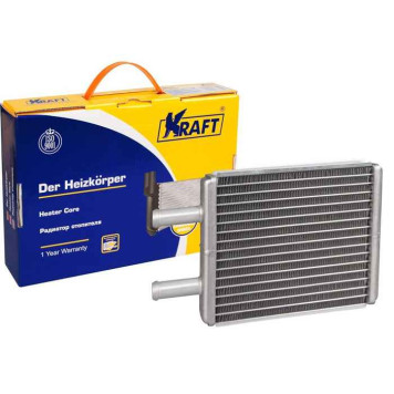 Радиатор отопителя ВАЗ 2170 Приора с кондиционером Halla алюминиевый <b>KRAFT KT 104062</b> (2172-8101060)