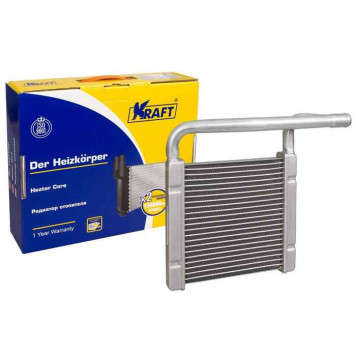 Радиатор отопителя ВАЗ 2190 Гранта, Kalina II (2013-) алюминиевый несборный <b>KRAFT KT 104063</b> (2190-8101060)