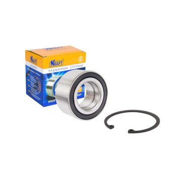 Подшипник ступицы заднего колеса, комплект Audi 80, 90 (84-95) 1.6-2.3, A4 (94-) 1.6-1.8, A6 1.8-1.8(97-05)/Volkswagen Passat (96-05)1.6-2.8 OBER <b>KRAFT KT204576</b>