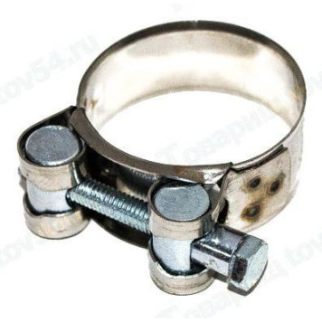 Хомут 40-43мм силовой шарнирный нержав. <b>KRAFT KT 880520</b>