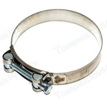 Хомут 113-121мм силовой шарнирный нержав. <b>KRAFT KT 880534</b>