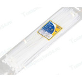 Хомут пластиковый/стяжка кабельная 4, 8*300мм белый (50шт) <b>KRAFT KT 880608</b>