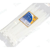 Хомут пластиковый/стяжка кабельная 7, 6*200мм белый (50шт) <b>KRAFT KT 880610</b>