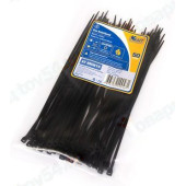 Хомут пластиковый/стяжка кабельная 2, 5*150мм черный (50шт) <b>KRAFT KT 880614</b>