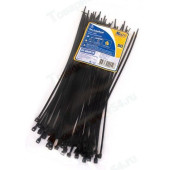 Хомут пластиковый/стяжка кабельная 2, 5*200мм черный (50шт) <b>KRAFT KT 880615</b>