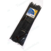 Хомут пластиковый/стяжка кабельная 3, 6*300мм черный (50шт) <b>KRAFT KT 880618</b>