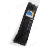 Хомут пластиковый/стяжка кабельная 4, 8*400мм черный (50шт) <b>KRAFT KT 880622</b>