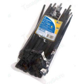 Хомут пластиковый/стяжка кабельная 7, 6*200мм черный (50шт) <b>KRAFT KT 880623</b>