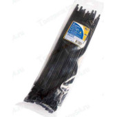 Хомут пластиковый/стяжка кабельная 7, 6*300мм черный (50шт) <b>KRAFT KT 880624</b>