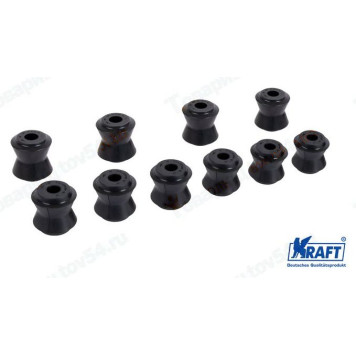 Втулки реактивной тяги ВАЗ 2101 (комплект 4 бол.+6 мал.) <b>KRAFT KT 884667</b>