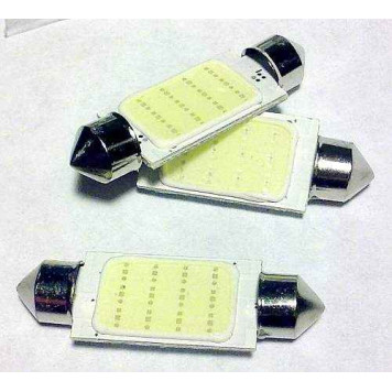 Лампа (LS56) светодиодная 1141-COB T11x41 (SV8,5-8) сплошная заливка белая 12V-1