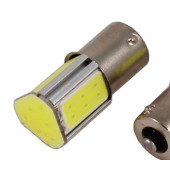 Лампа (LS72) светодиодная 1156-COB-3W (BA15S) 1-конт. 21W 3 диода х 1W белая 12V