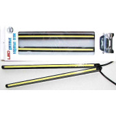 Дневные ходовые огни KS-C1800COB (1 COB-диод 180х4мм), провода, черный корпус, 2шт