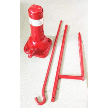 Домкрат винтовой 2т телескопический KS-40R, высота 215-485мм-1