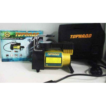 Компрессор поршневой KS ТОРНАДО AC-580-7 металл.поршень (35л/мин, 10 АТМ, 12V), сумка