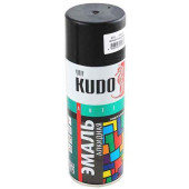 Краска-спрей черная глянцевая алкидная KUDO KU-1002 (520мл)