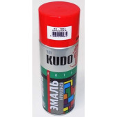 Краска-спрей красная KUDO KU-1003 (520мл) универсальная алкидная