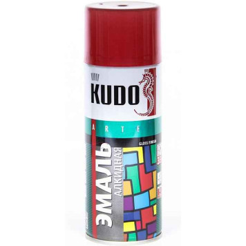 Краска аэрозольная красная вишня (520мл) <b>KUDO KU-1004</b>