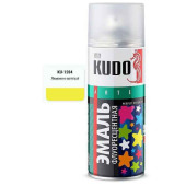 Краска аэрозольная желто-лимонная флуоресцентная (520мл) <b>KUDO KU-1204</b>