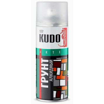 Грунт универсальный алкидный серый KUDO KU-2001 (520 мл), аэрозоль
