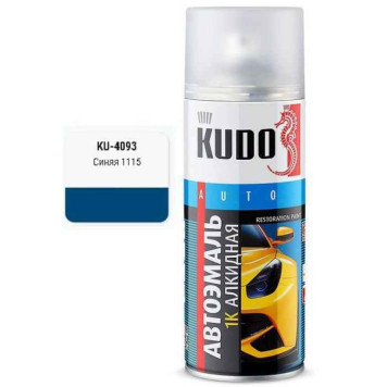 Краска аэрозольная ЛАДА (1115) синяя (520мл) <b>KUDO KU-4093</b>